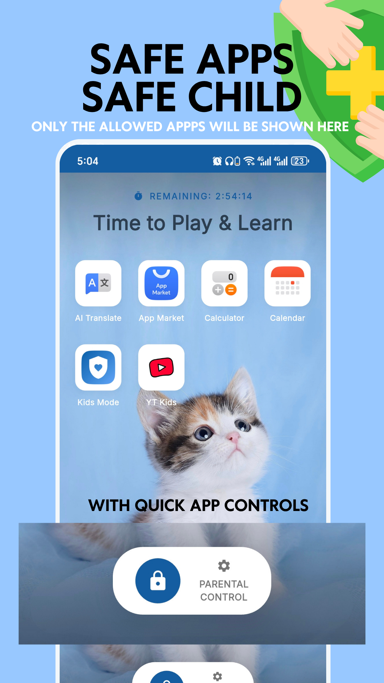 Kids Mode Kids Launcher Screen